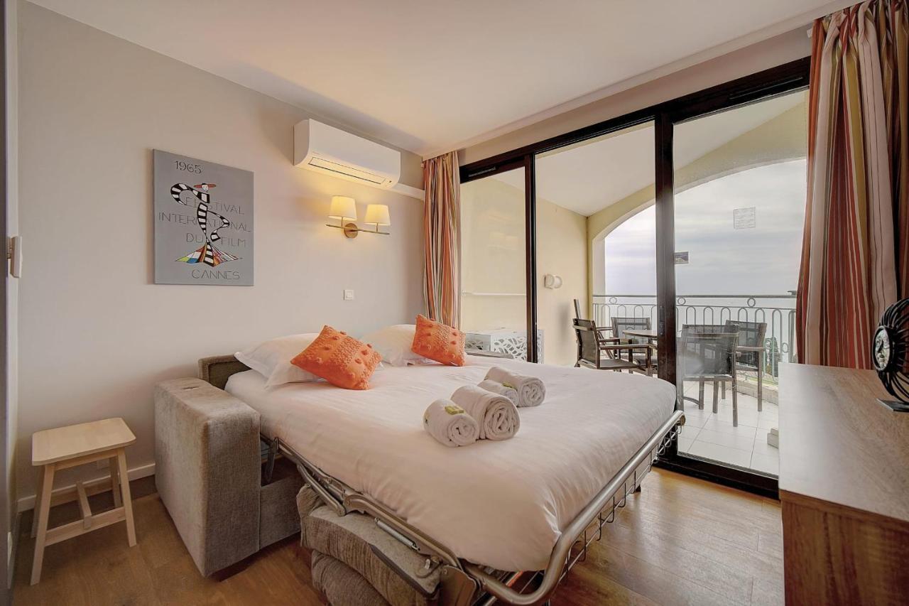 Immogroom - 2 Rooms Sea View - Swimming Pool - Terrace - Parking - Ac Cannes Exteriör bild